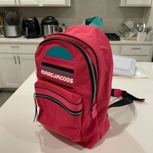 Marc Jacobs pink backpack